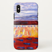 Mondriaan - Zee na zonsondergang, kleurrijk schild Case-Mate iPhone Case (Achterkant)