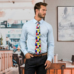 Mondriaan's Elegance: Kunst-geïnspireerde Stropdas<br><div class="desc">Voeg sophisticatie toe aan je kleding met een stropdas geïnspireerd op Piet Mondriaan's "Composition A." Hoogwaardige details en gedurfde lijnen brengen het iconische ontwerp van Mondriaan tot leven en combineren levendige kleuren met een verfijnde stijl. Met dit exclusieve stropdas draag u een stukje kunstgeschiedenis en straalt u zelfvertrouwen en creativiteit...</div>