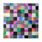 Mondriaanse Couture Tegeltje (Voorkant)