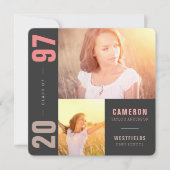 Mondriaanse kleurenblokken 2 Fotogradatiepartij Kaart (Voorkant)