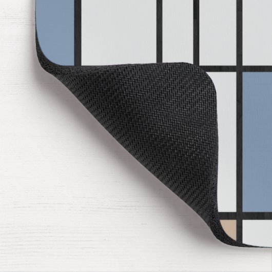 Mondriaanse moderne muismat (Hoek)