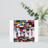 Mondriaanse nationaliteit - De Stijl - neoplastici Briefkaart (Staand voorkant)