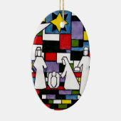 Mondriaanse nationaliteit - De Stijl - neoplastici Keramisch Ornament (Rechts)