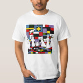 Mondriaanse nationaliteit - De Stijl - neoplastici T-shirt (Voorkant)