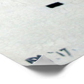 Mondriaanse samenstelling in kleur A Poster (Hoek)