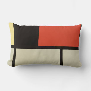 Mondriaanse samenstelling Moderne Abstracte schild Kussen