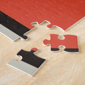 Mondriaanse samenstelling Moderne Abstracte schild Legpuzzel (Zijkant)