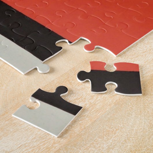 Mondriaanse samenstelling Moderne Abstracte schild Legpuzzel (Zijkant)