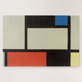 Mondriaanse samenstelling Moderne Abstracte schild Legpuzzel (Horizontaal)