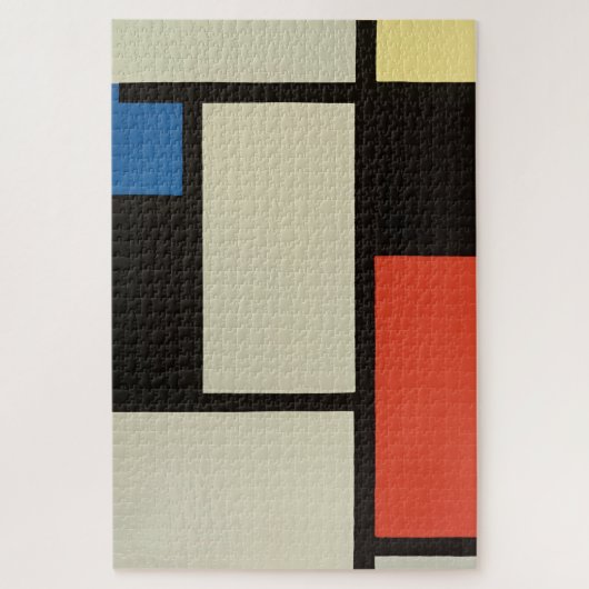 Mondriaanse samenstelling Moderne Abstracte schild Legpuzzel (Verticaal)