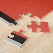 Mondriaanse samenstelling Moderne Abstracte schild Legpuzzel (Zijkant)