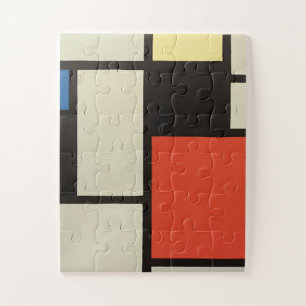 Mondriaanse samenstelling Moderne Abstracte schild Legpuzzel