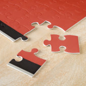 Mondriaanse samenstelling Moderne Abstracte schild Legpuzzel (Zijkant)