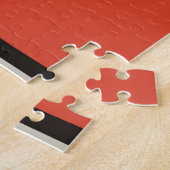 Mondriaanse samenstelling Moderne Abstracte schild Legpuzzel (Zijkant)