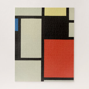 Mondriaanse samenstelling Moderne Abstracte schild Legpuzzel
