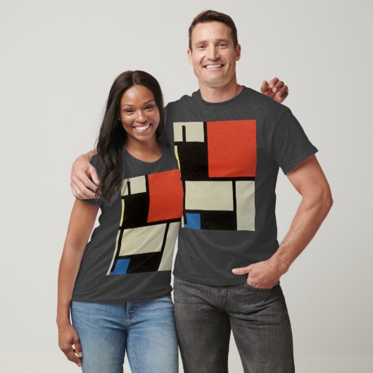 Mondriaanse samenstelling Moderne Abstracte steenk T-shirt (Unisex)