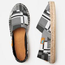 Mondriaanse stijl Abstract Matig Patroon Zwart wit