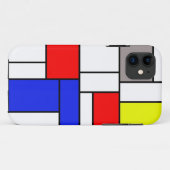Mondriaanse stijl Case-Mate iPhone case (Achterkant (horizontaal))