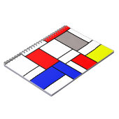Mondriaanse stijl notitieboek (Linkerzijde)