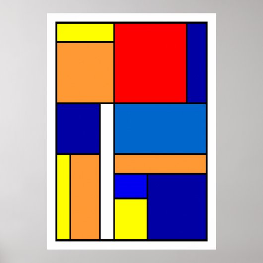 Mondrian #10 poster (Voorkant)