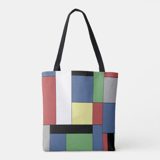 Mondrian #11 tote bag (Achterkant)