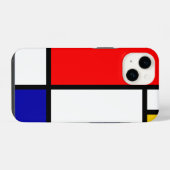 Mondrian 1 iPhone hoesje (Achterkant horizontaal)