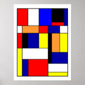 Mondrian #1 poster (Voorkant)
