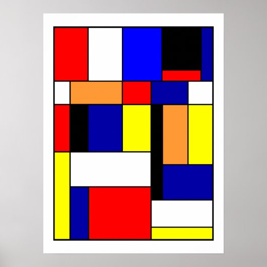 Mondrian #1 poster (Voorkant)