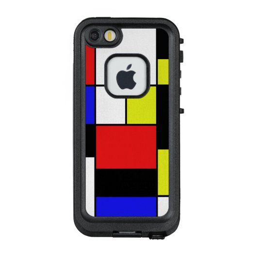 Mondrian #21 LifeProof iPhone hoesje (Achterkant)