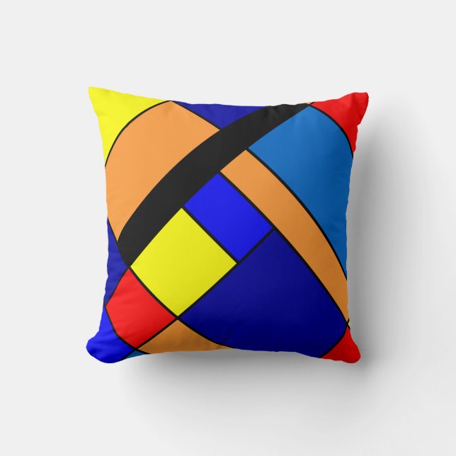Mondrian #2 kussen (Voorkant)