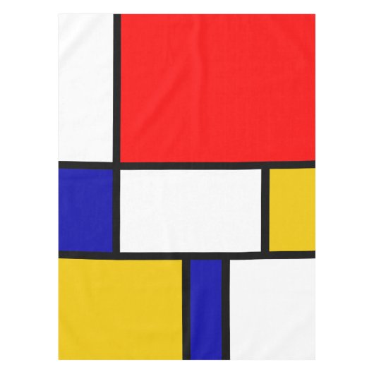 Mondrian 2 tafelkleed (Voorkant)