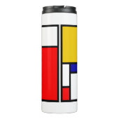 Mondrian 2 thermosbeker (Achterkant)