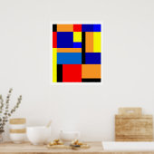 Mondrian #35 poster (Keuken)