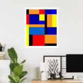 Mondrian #35 poster (Thuiskantoor)