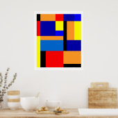 Mondrian #35 poster (Keuken)
