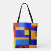 Mondrian #3 tote bag (Achterkant)