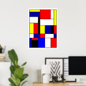 Mondrian #42 poster (Thuiskantoor)