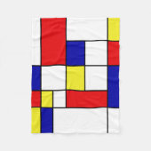 Mondrian #43 fleece deken (Voorkant)