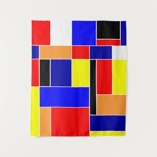 Mondrian #48 Medium Wandkleed (Voorkant)