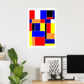 Mondrian #48 poster (Thuiskantoor)