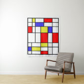 Mondrian #58 Medium Wandkleed (In situ)