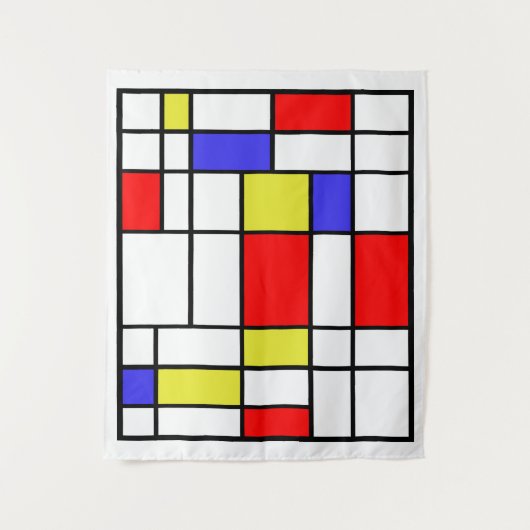 Mondrian #58 Medium Wandkleed (Voorkant)