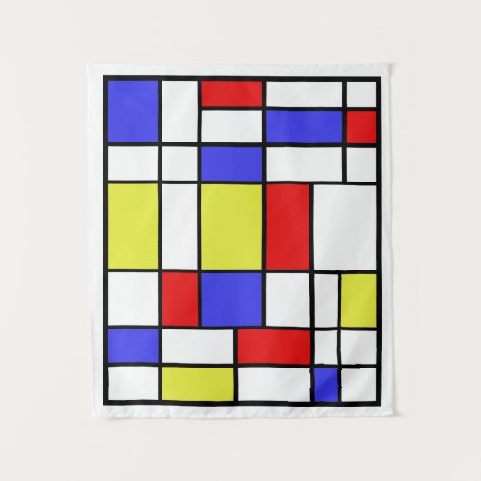 Mondrian #59 Klein Wandkleed (Voorkant)