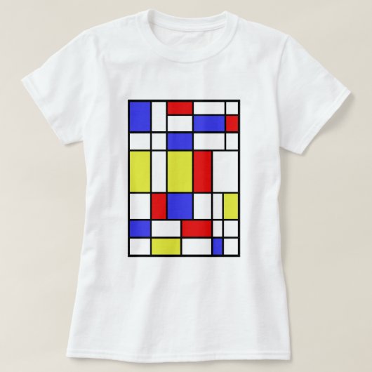 Mondrian #59 t-shirt (Design voorkant)