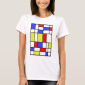 Mondrian #59 t-shirt (Voorkant)