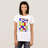 Mondrian #59 t-shirt (Voorkant volledig)