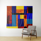 Mondrian #7-1 Groot Wandkleed (In Situ (horizontaal))