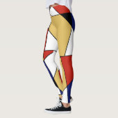 MONDRIAN ABSTRACT DE-STIJL ART LEGGINGS (Links)