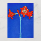 Mondrian Amaryllis Briefkaart (Voorkant)