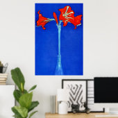 MONDRIAN Amaryllis Lilly Piet Mondrian Poster (Thuiskantoor)